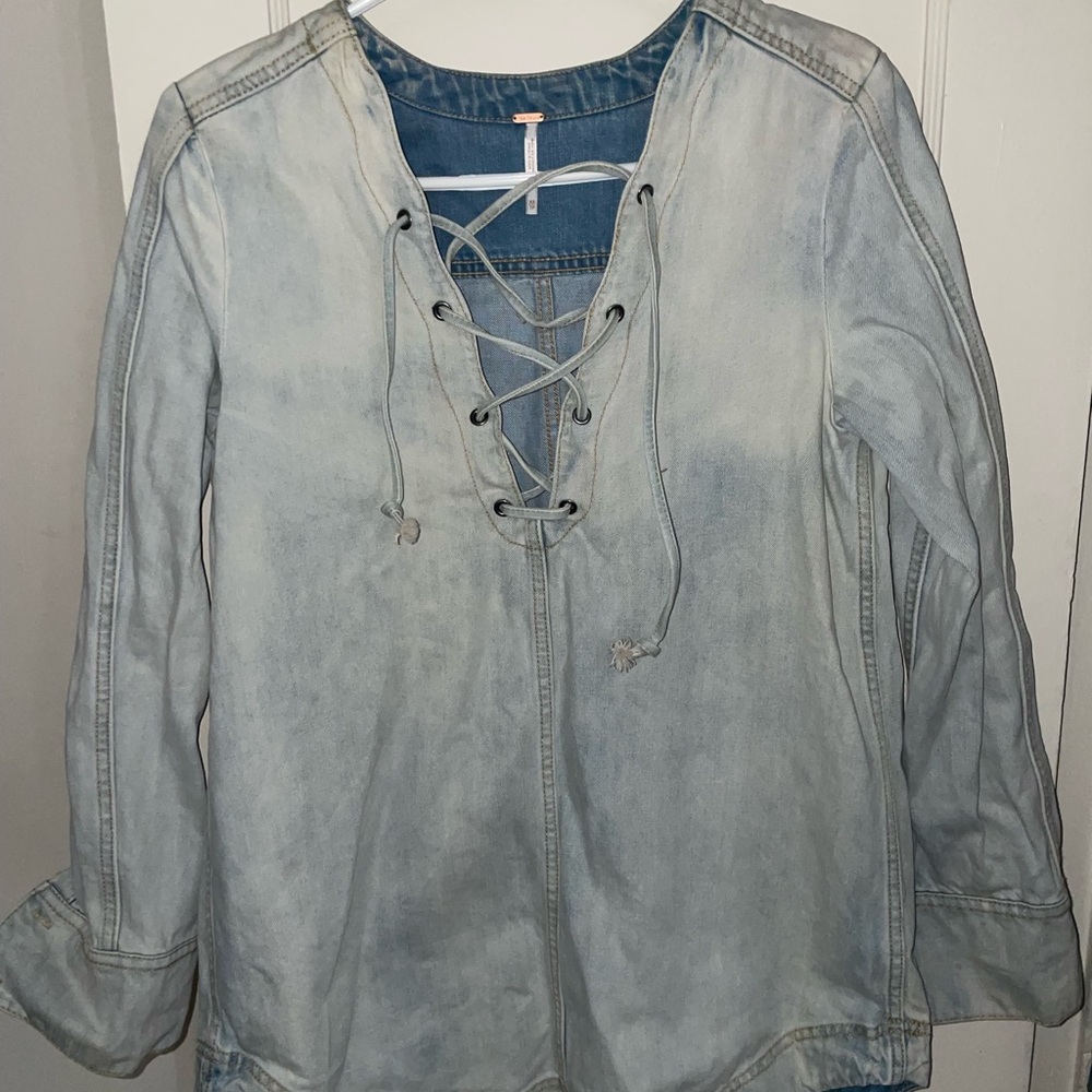 Free People Jean Pullover Shirt